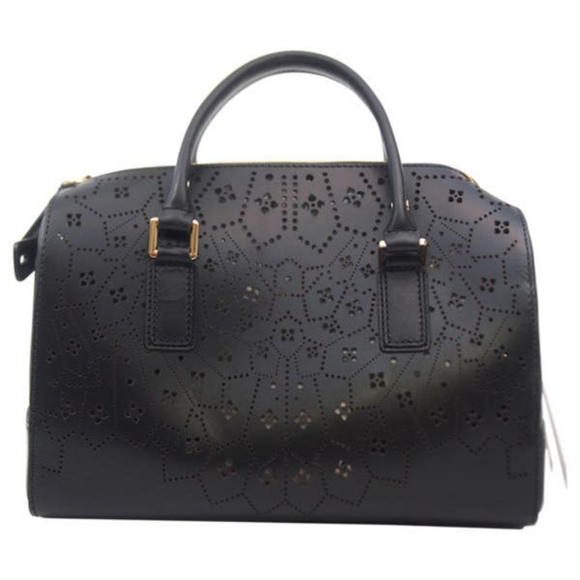 BCBGMaxAzria Bags Bcbgmaxazria Edie Laser Cut Leather Duffel Bag